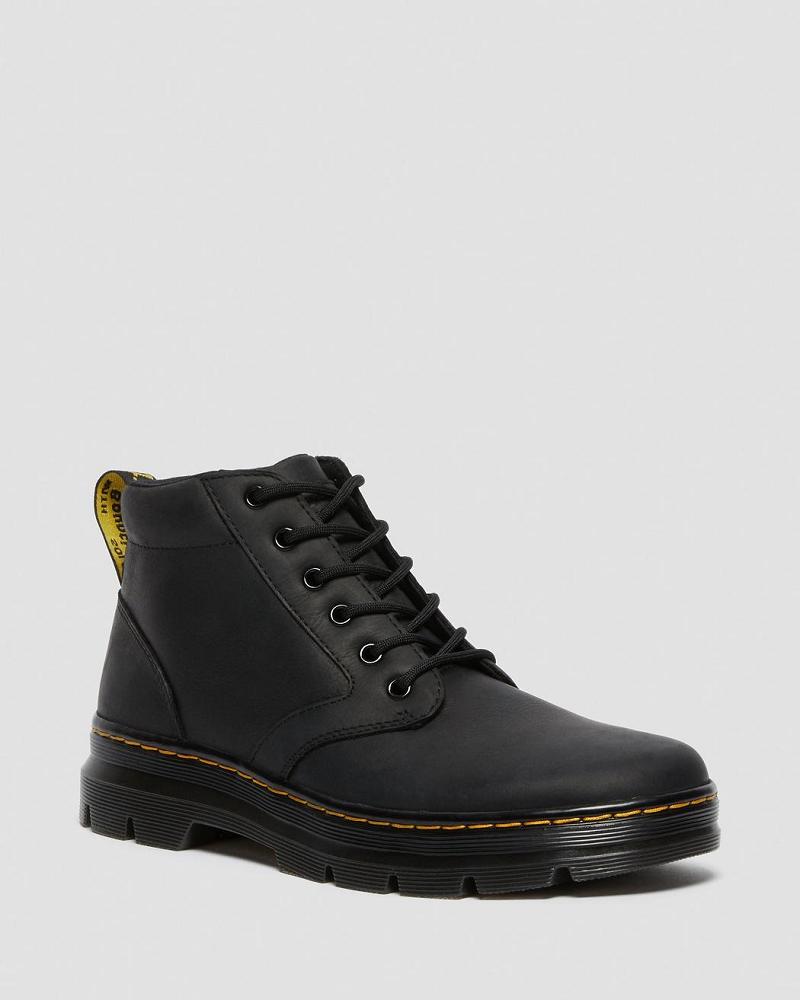 Black Women\'s Dr Martens Bonny Leather Ankle Boots | CA 43CTV